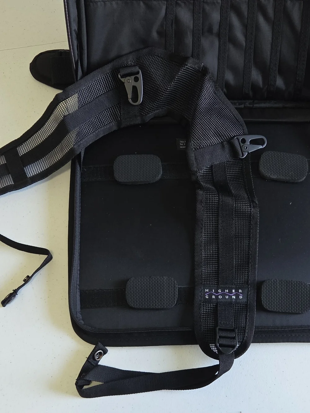 Black Gray Shuttle Laptop Shoulder Strap Or Backpack Cooldeck Surface 15